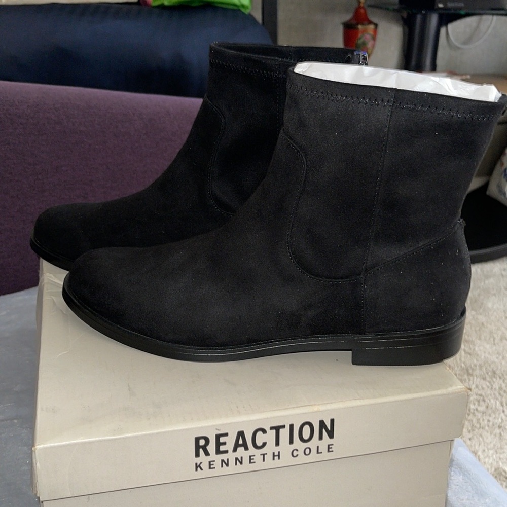 Kenneth Cole Reaction black wind Bootie